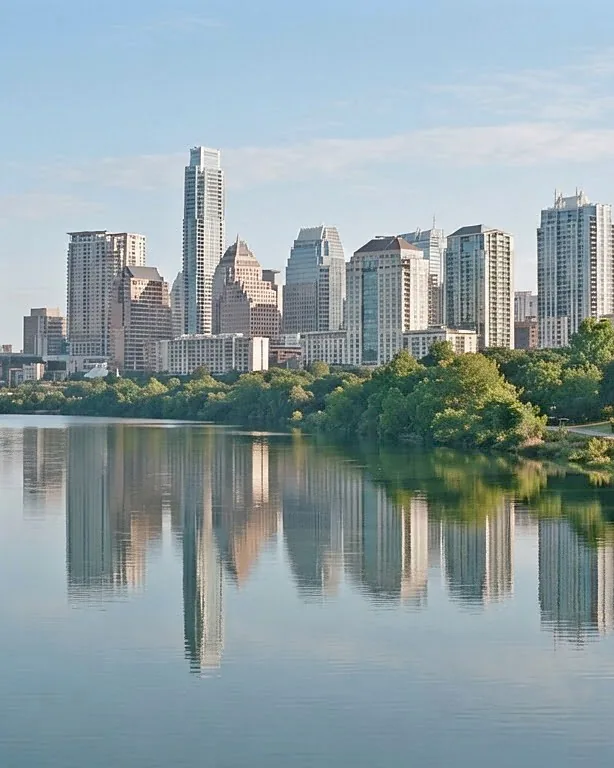 Downtown Austin skyline across Lady Bird Lake